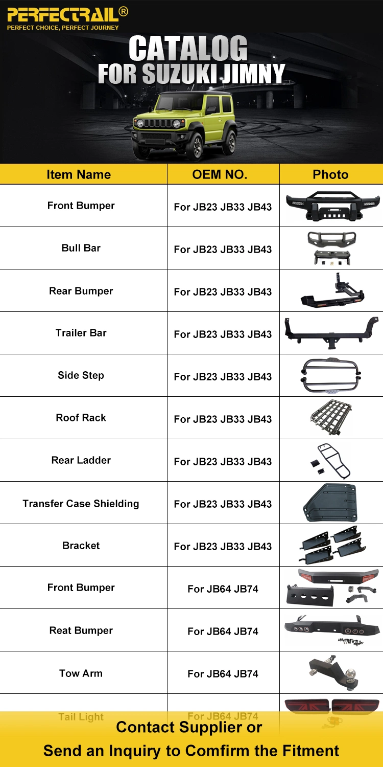 Perfectrail 4X4 off Road Car Accessories Auto Body Kit Spare Parts for Suzuki Jimny Jb23 Jb33 Jb43 Jb64 Jb74